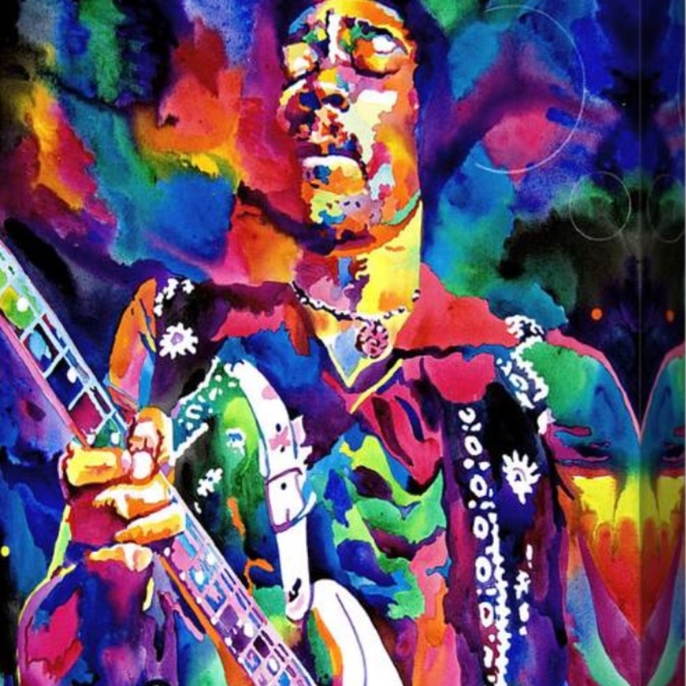 "Hendrix" (multi color)Tee